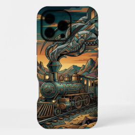 Steampunk Retro iPhone 16 Pro Max Case | Vintage Hülle