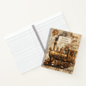 Steampunk-Retro-Notebook Notizblock (Innenseite)