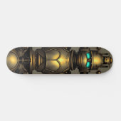 Steampunk Robot Knight Skateboard (Horizontal)