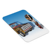 Steampunk Robot Teenage Alien Cyborg Magnet (Rechte Seite)