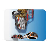 Steampunk Robot Teenage Alien Cyborg Magnet (Horizontal)