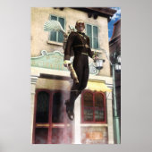 Steampunk rocket man poster (Vorne)