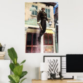 Steampunk rocket man poster (Heimbüro)