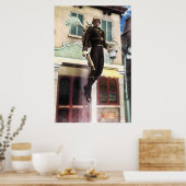 Steampunk rocket man poster (Küche)