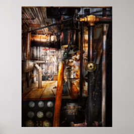 Steampunk - Rohre Poster