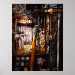 Steampunk - Rohre Poster