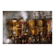 Steampunk - Rohrleitungen - Destillationsapparat