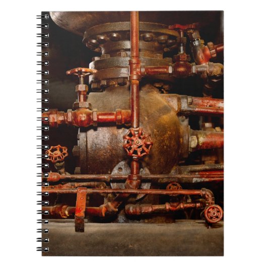 Steampunk - Rohrträume Notizblock (Vorderseite)