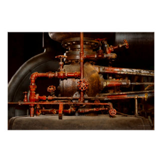 Steampunk - Rohrträume Poster