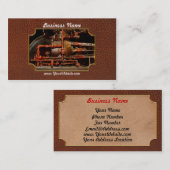 Steampunk - Rohrträume Visitenkarte (Vorne/Hinten)