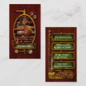 Steampunk - Rohrträume Visitenkarte (Vorne/Hinten)