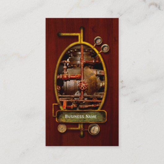 Steampunk - Rohrträume Visitenkarte (Vorderseite)