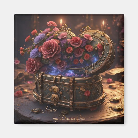 Steampunk Romance Magnet (Vorne)