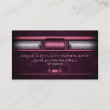 Steampunk, rosa Herzen und Gänge, Monogramm