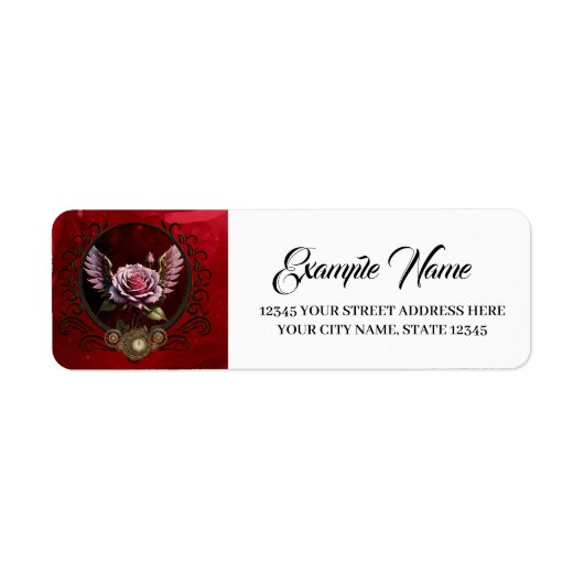 Steampunk-Rose (Vorne)