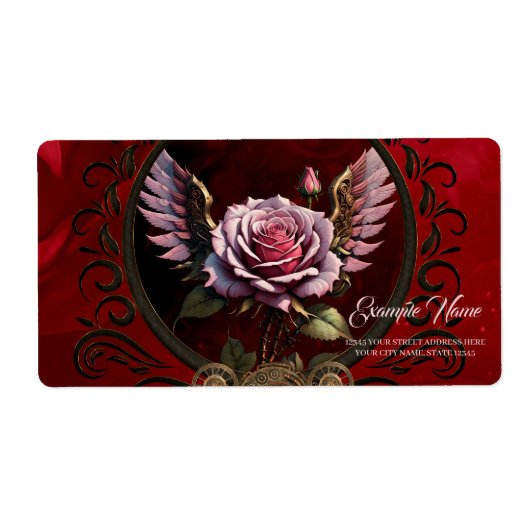 Steampunk-Rose (Vorne)