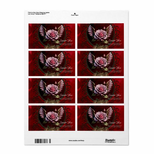 Steampunk-Rose (Vorne)