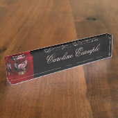 Steampunk-Rose Namensplakette (Seite)