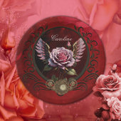 Steampunk-Rose Pappteller