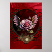 Steampunk-Rose Poster (Vorne)
