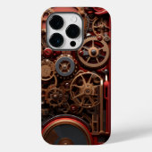 Steampunk rot Case-Mate iPhone hülle (Rückseite)