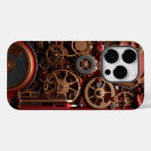 Steampunk rot Case-Mate iPhone hülle (Rückseite (Horizontal))