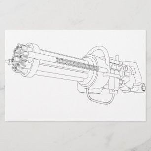 Steampunk Rotation Gun Briefpapier