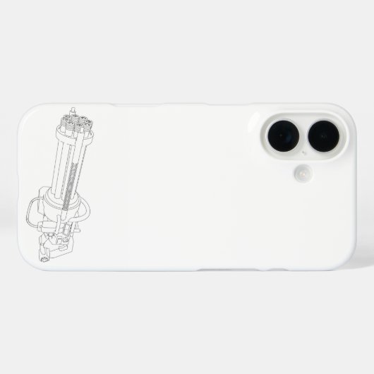 Steampunk Rotation Gun Case-Mate iPhone Hülle (Rückseite (Horizontal))