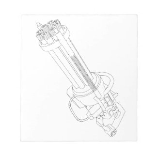 Steampunk Rotation Gun Notizblock