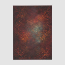 Steampunk Roter Damast Hintergrund EZ6 Decoupage Seidenpapier