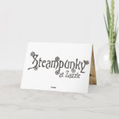 Steampunk rotes viktorianisches karte (Rückseite)