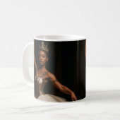 Steampunk Royal Ballerina Elegante Fantasie Kaffeetasse (Vorderseite Links)