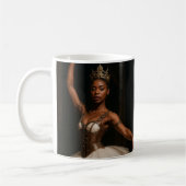 Steampunk Royal Ballerina Elegante Fantasie Kaffeetasse (Links)