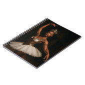 Steampunk Royal Ballerina Elegante Fantasie Notizblock (Linke Seite)