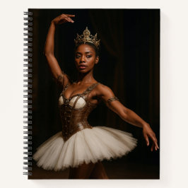 Steampunk Royal Ballerina Elegante Fantasie Notizblock
