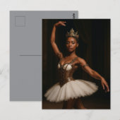 Steampunk Royal Ballerina Elegante Fantasie Postkarte (Vorne/Hinten)