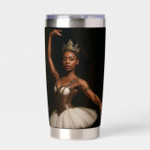 Steampunk Royal Ballerina Elegante Fantasie Thermobecher (Vorderseite)