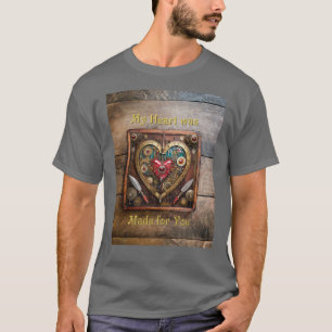 Steampunk Rubine und Dolche Krieger Valentinstag T-Shirt