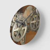 Steampunk Runde Wanduhr (Winkel)