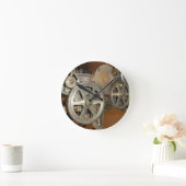 Steampunk Runde Wanduhr (Zuhause)