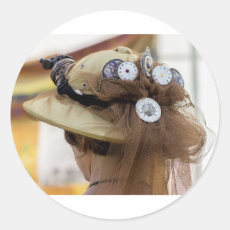 Steampunk Runder Aufkleber
