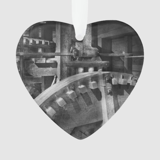 Steampunk - Runs wie Uhrwerk Ornament (Vorderseite)