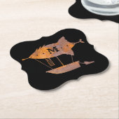 Steampunk Rusty Airship Custom Monogram Untersetzer (angewinkelt)