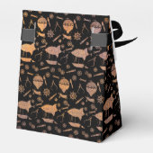 Steampunk-Rusty-Airships Custom Monogram Geschenkschachtel (Rückseite)