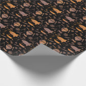 Steampunk Rusty Airships Geschenkpapier (Ecke)