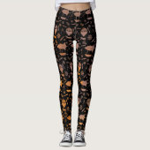 Steampunk Rusty Airships Leggings (Vorderseite)
