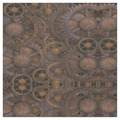 Steampunk Rusty Cogs Fabric Stoff (Nahaufnahme)