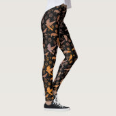 Steampunk-Rusty Crows and Gears Leggings (Rechts)