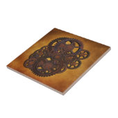Steampunk Rusty Gears Fliese (Seite)