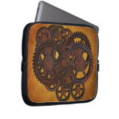 Steampunk Rusty Gears Laptopschutzhülle (Vorne Rechts)